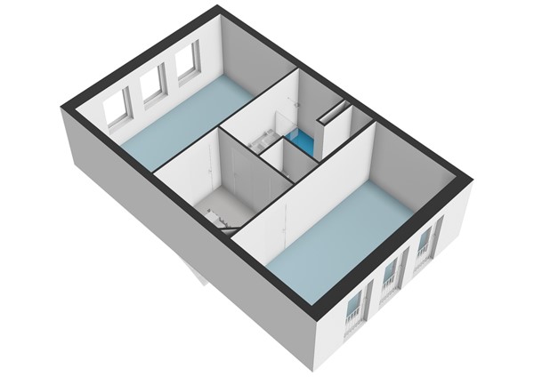 Floorplan - Duyfraklaan 128, 2235 TV Valkenburg